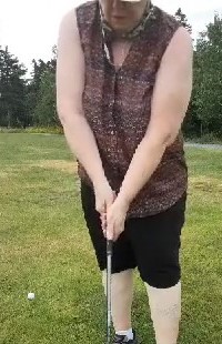 Golf Club Grip for Lefty Golfer